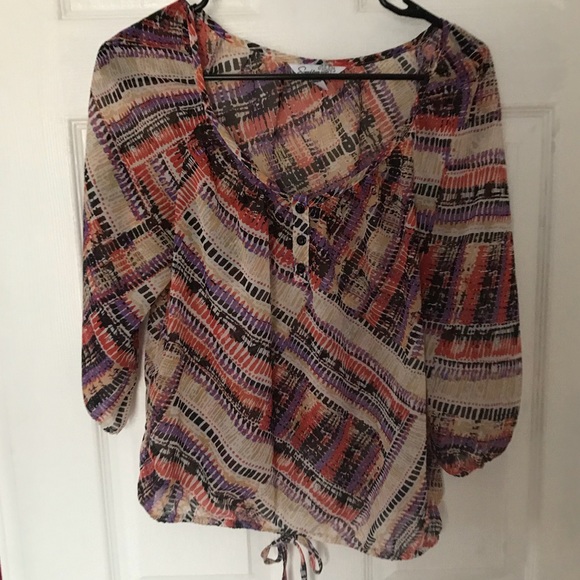 3/4 sleeve top. Size M. - Picture 1 of 3